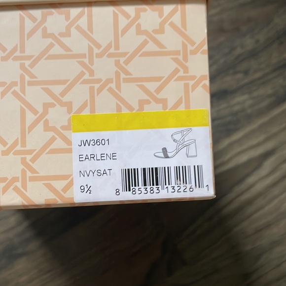 Badgley Mischka jewel navy, formal sparkly shoes - Picture 7 of 8